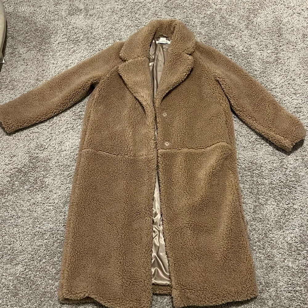 H&M teddy coat